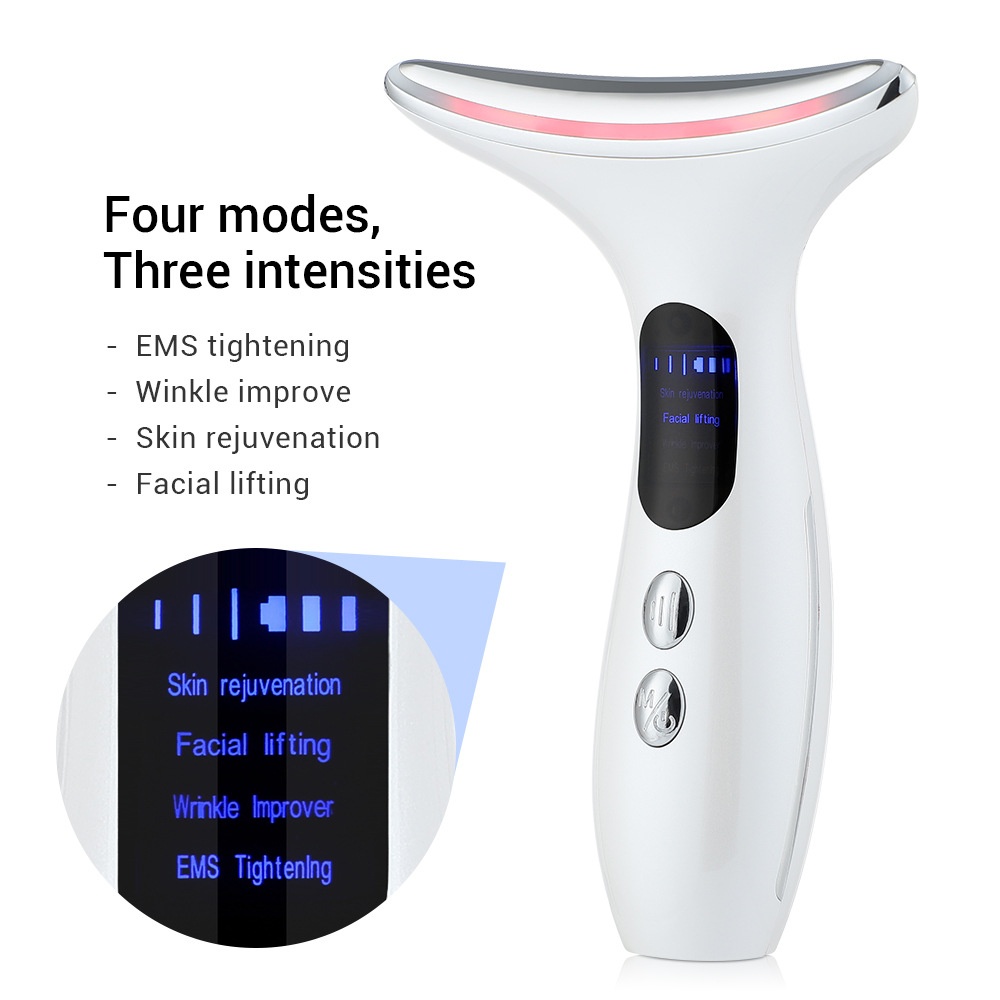 Nekverzorgingsapparaat - EMS & IPL huidverstrakking massager