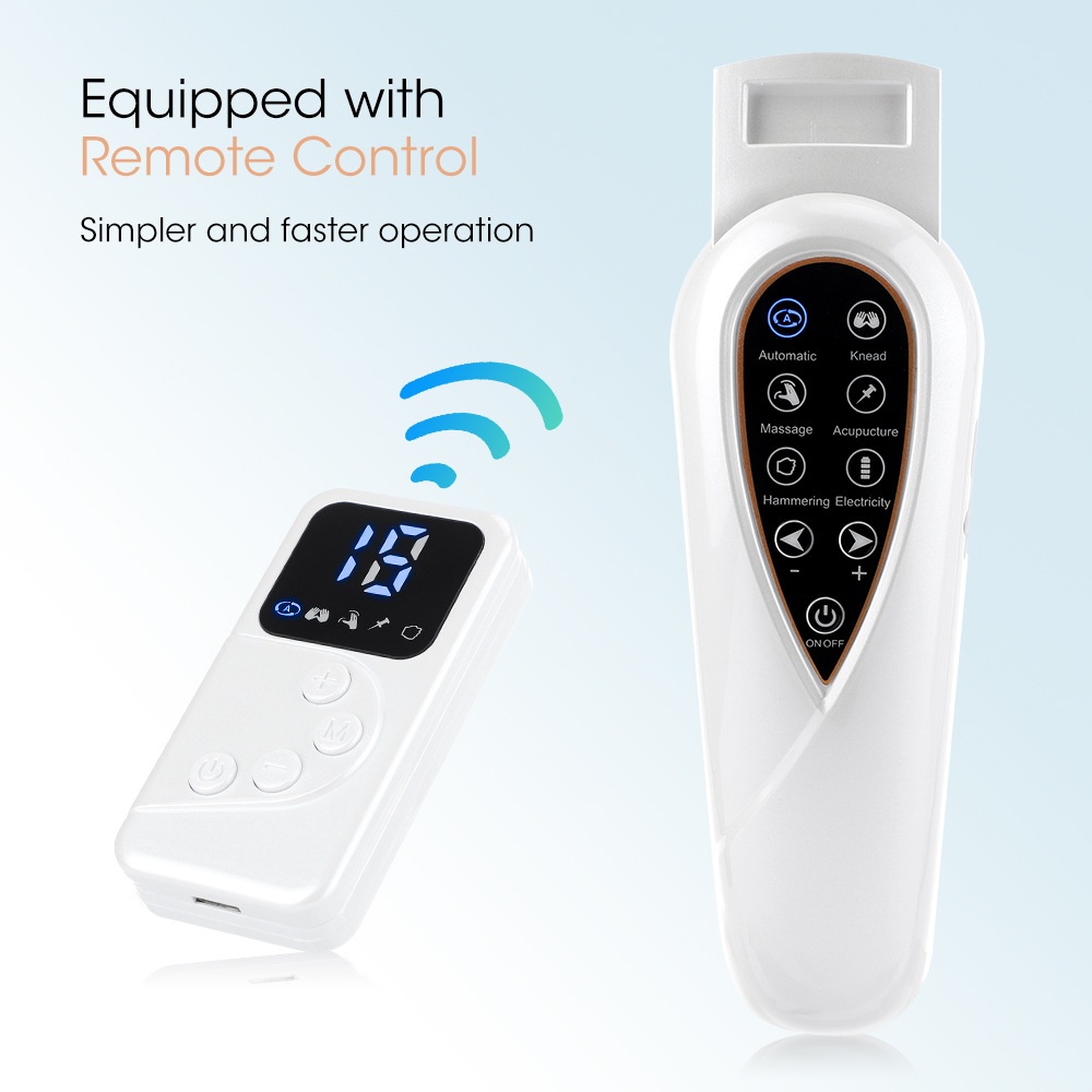 V-vormige gezichtsliftende massager met LED-lichttherapie en EMS