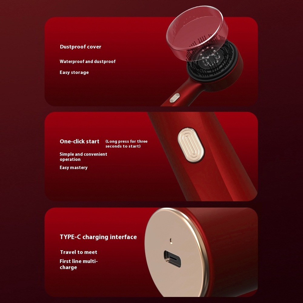 Red Light Scalp Massager Comb | Liquid Guiding Hair Care