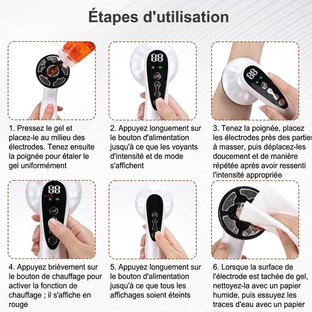 Appareil de massage 5 en 1 pour sculpter le corps et lutter contre la cellulite