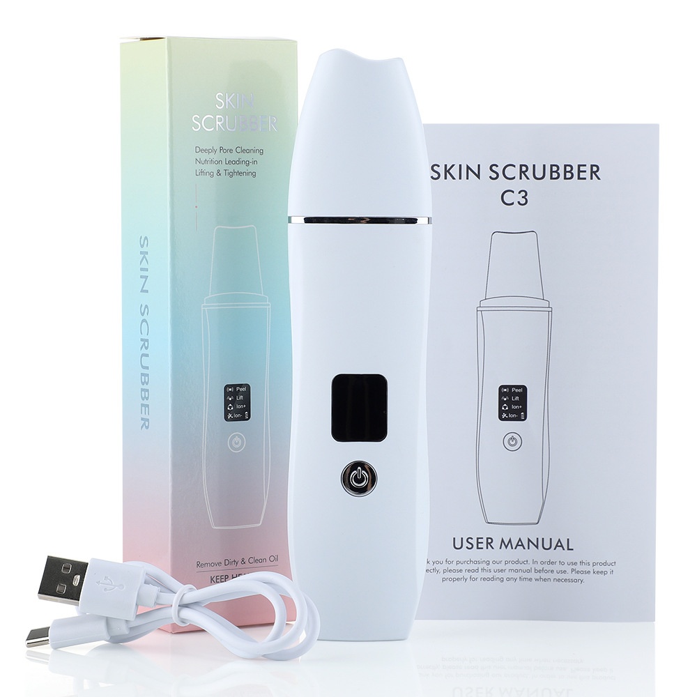 Ultrasone huidscrubber - Dieptereiniger voor poriën en liftend effect