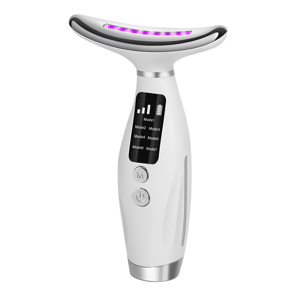 7-in-1 LED Neck & Face Massager - Anti-Aging Device