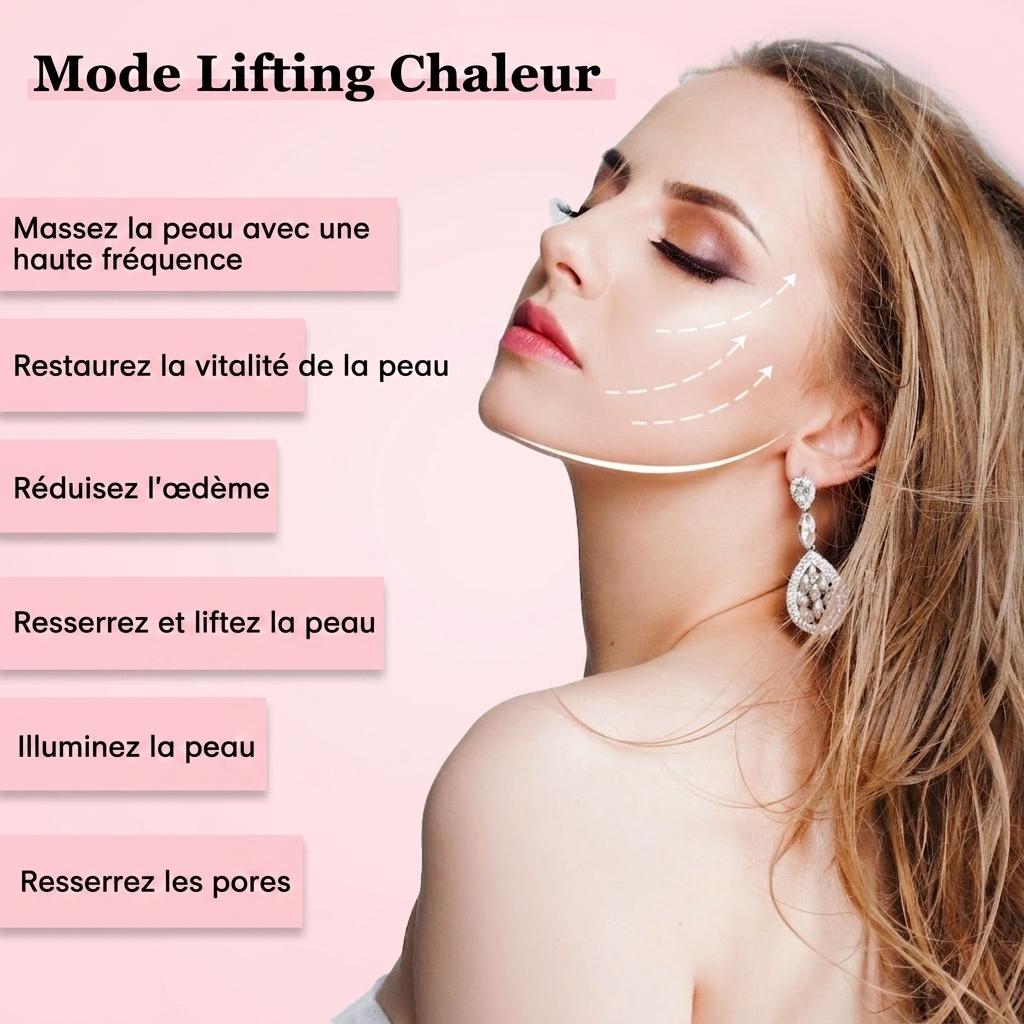 Appareil de nettoyage du visage beauté intelligent : Dispositif de soin de la peau et de fitness