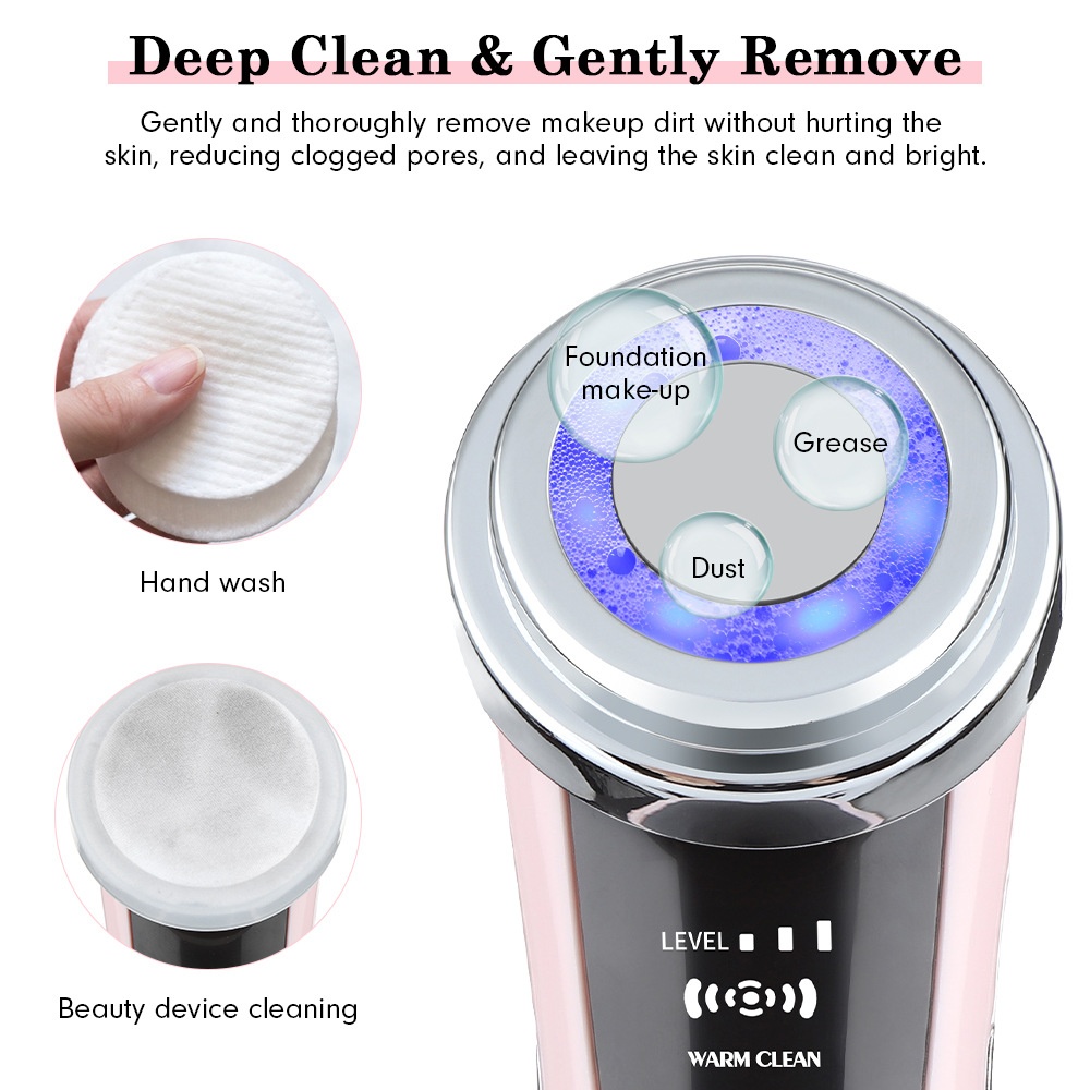 Appareil de nettoyage du visage beauté intelligent : Dispositif de soin de la peau et de fitness