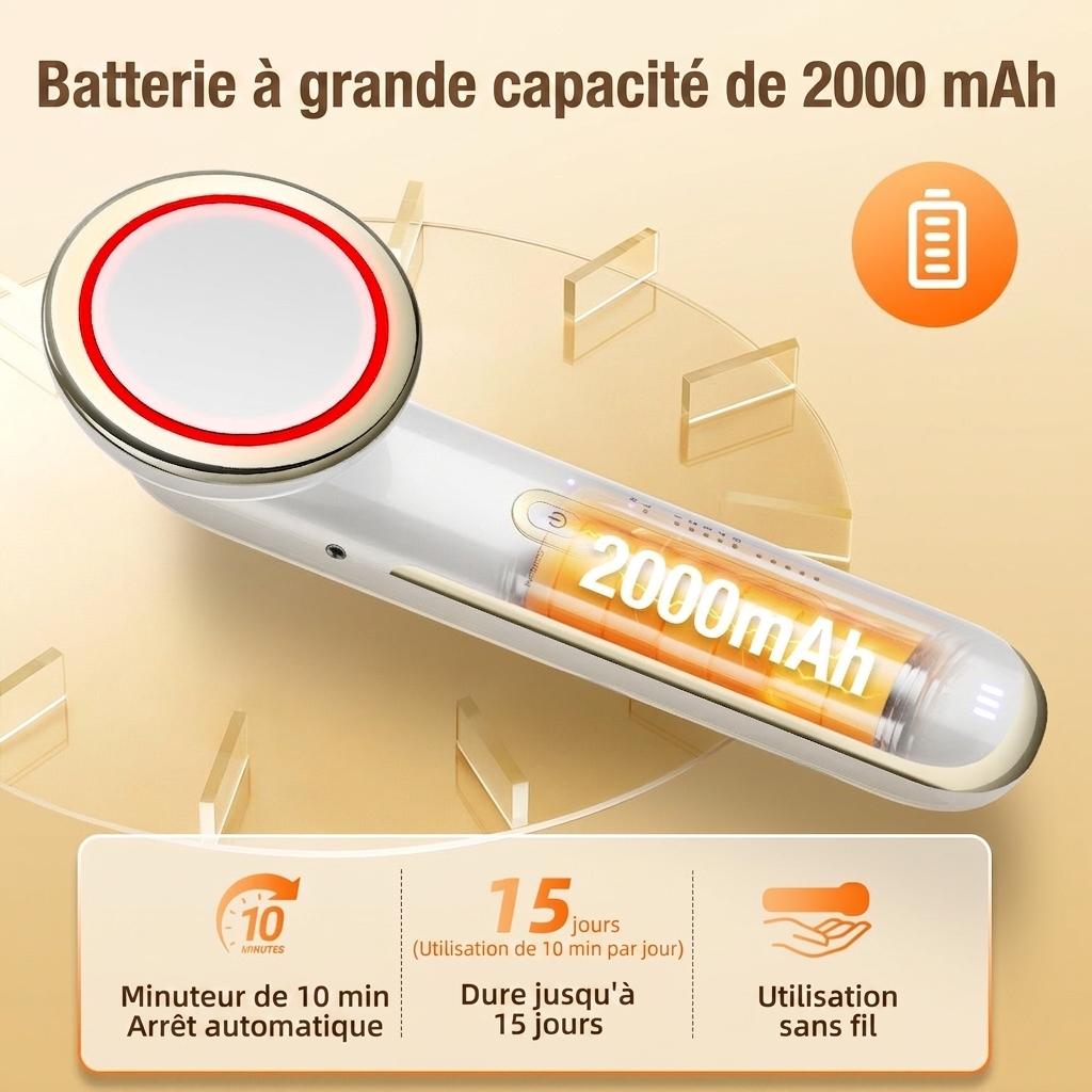Appareil de remodelage corporel à ultrasons avec EMS et lumière infrarouge