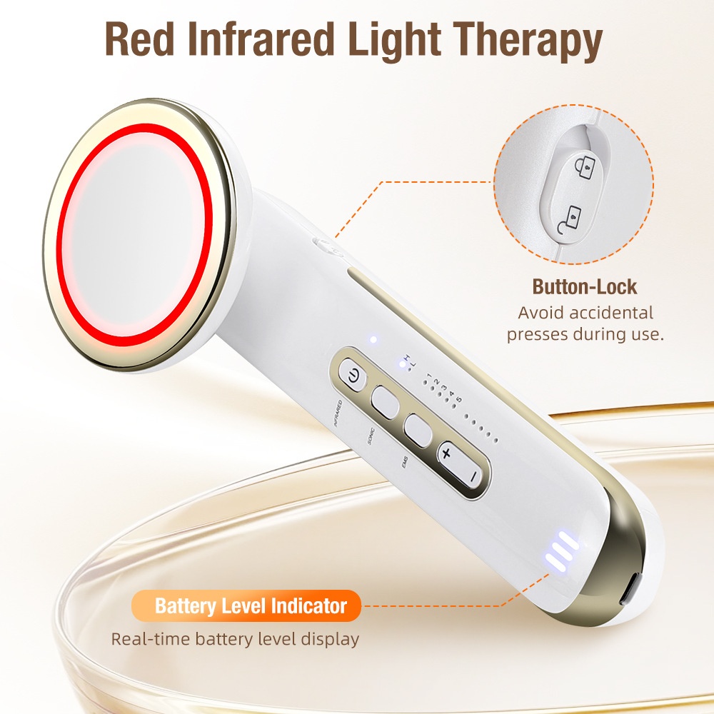 Ultrasoon apparaat voor lichaamscontouren met EMS en infrarood licht