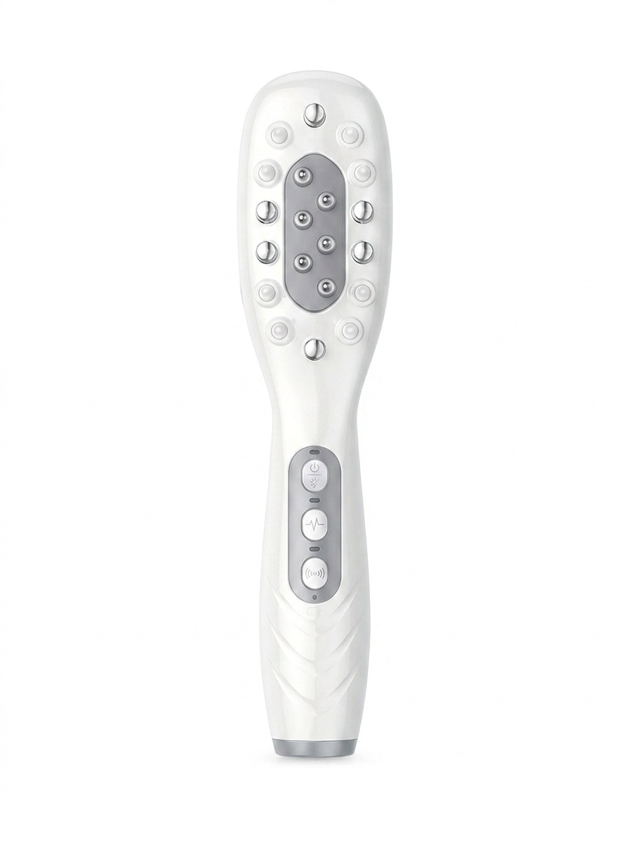 Electric Scalp Massager Comb with Red Light & EMS