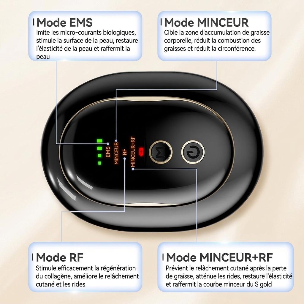 Appareil multifonctionnel RF EMS pour l'amincissement et le remodelage corporel