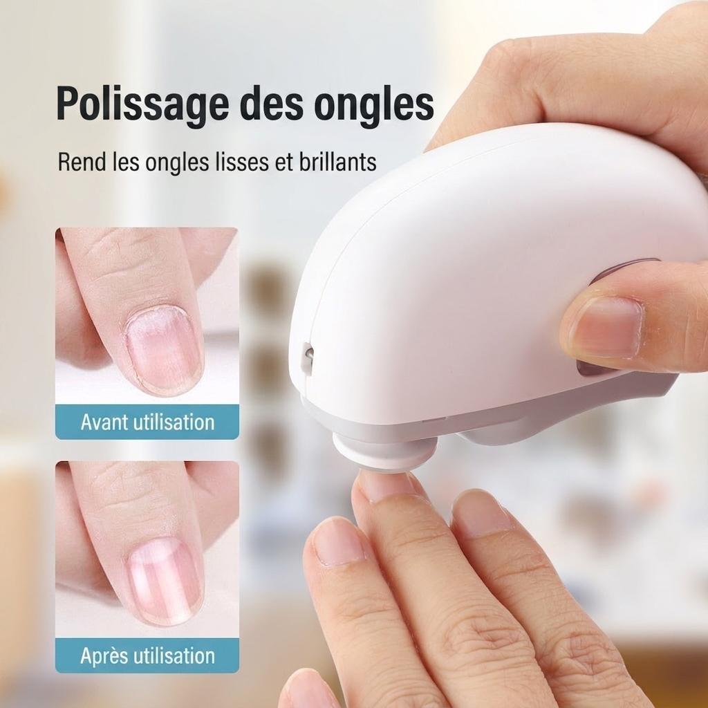 Coupe-ongles et polisseuse électrique multifonction