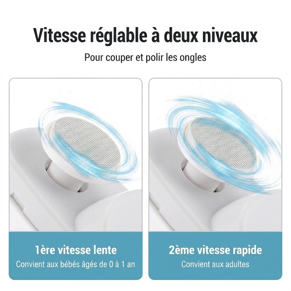 Coupe-ongles et polisseuse électrique multifonction