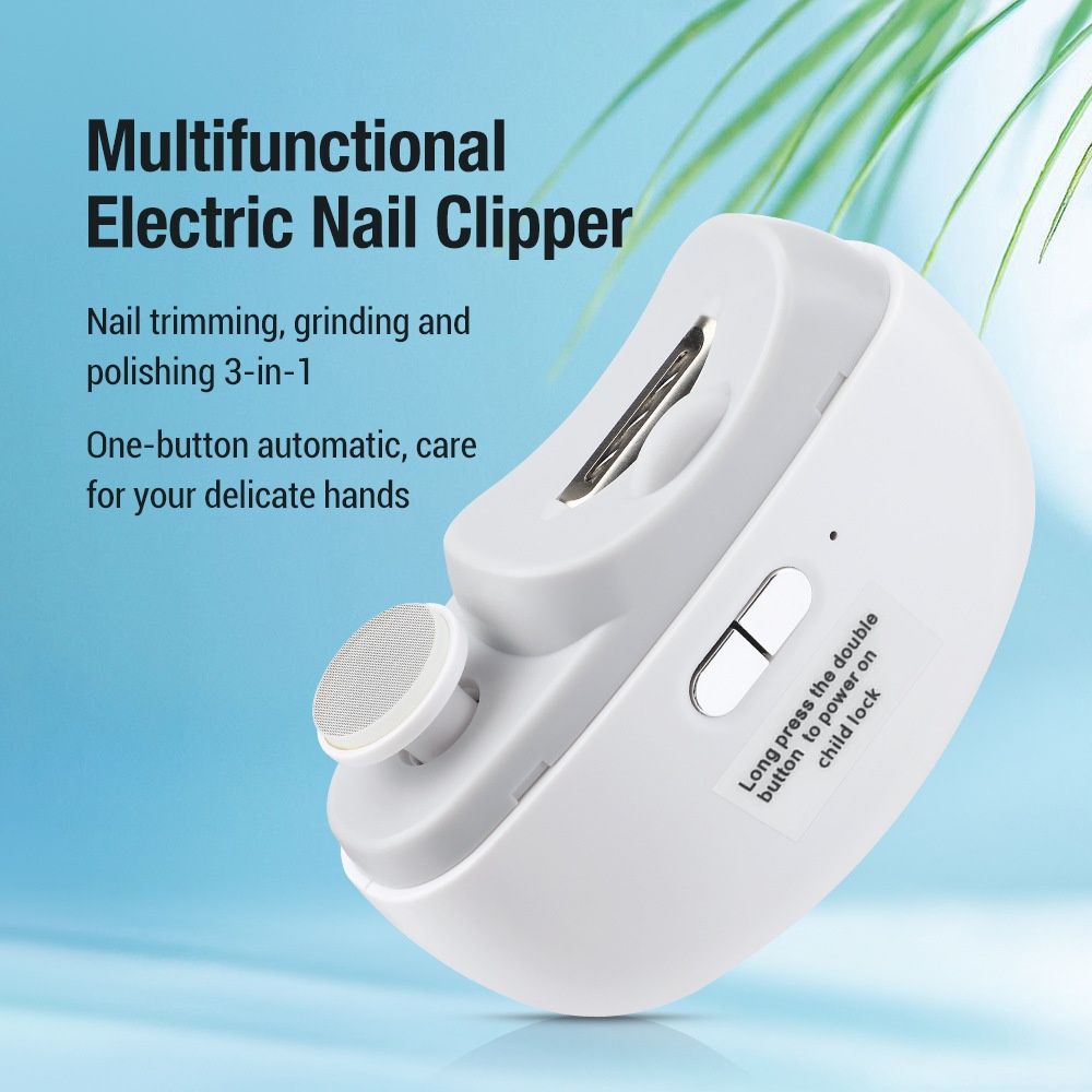 Multifunctionele elektrische nagelknipper en -polijstmachine