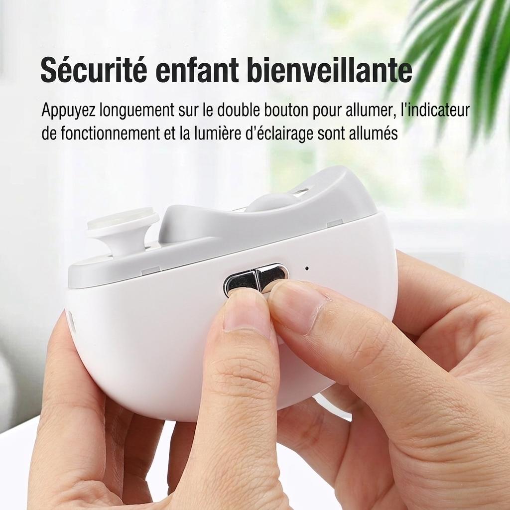 Coupe-ongles et polisseuse électrique multifonction
