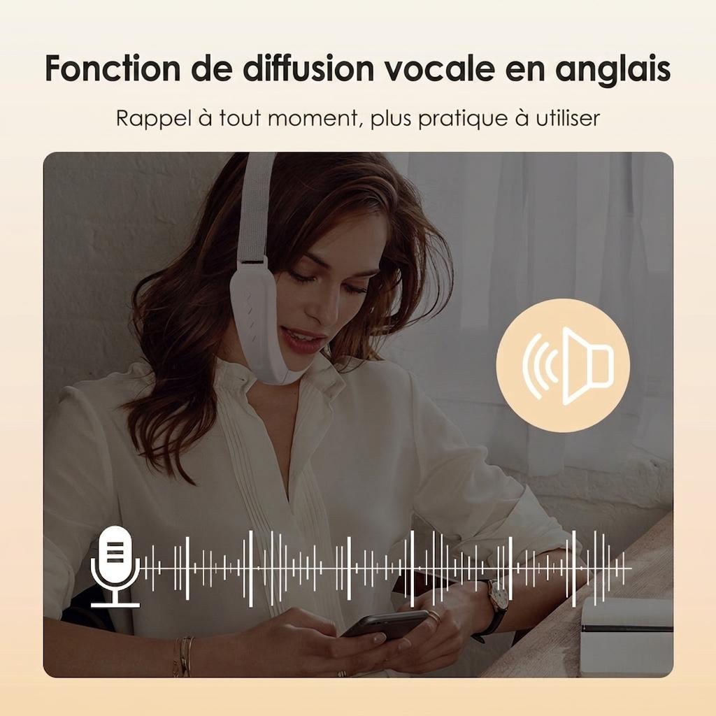 Appareil de massage amincissant V-Face | Appareil de lifting du visage à micro-courant