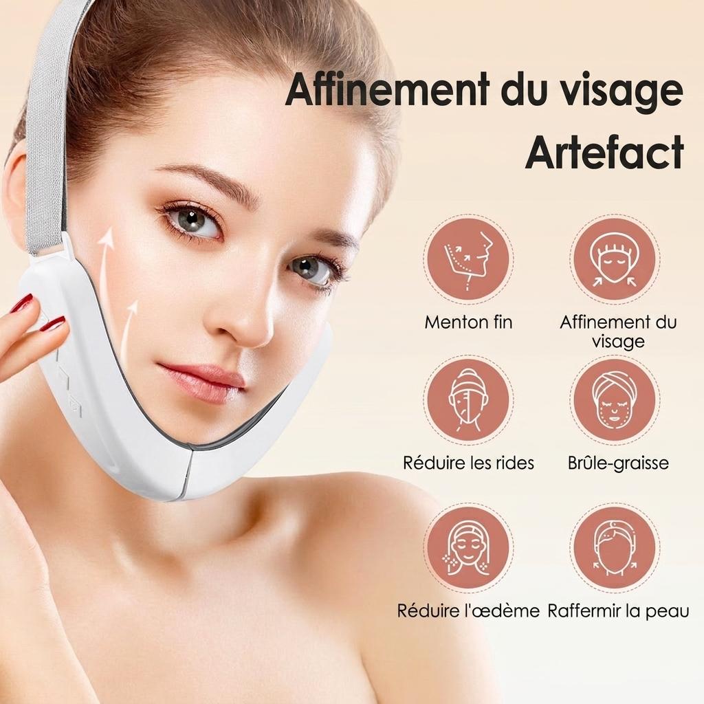 Appareil de massage amincissant V-Face | Appareil de lifting du visage à micro-courant