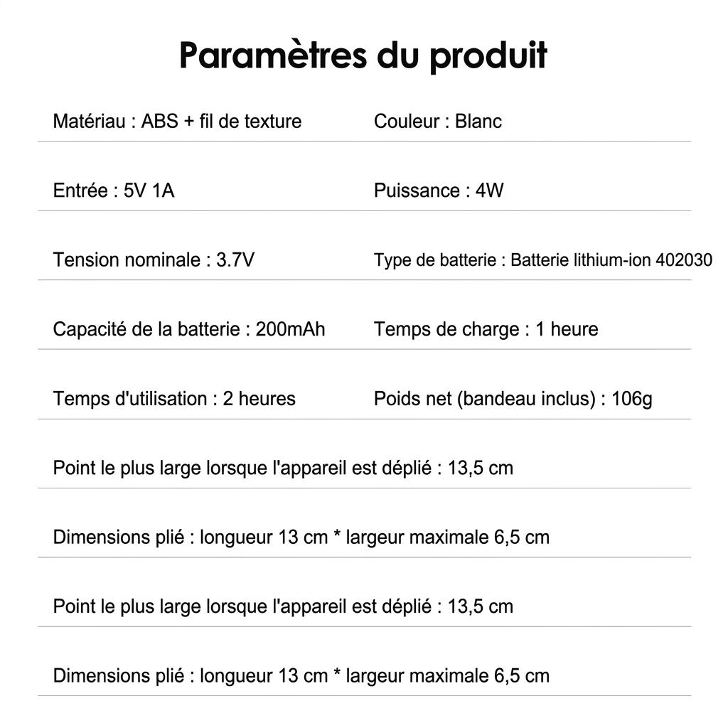 Appareil de massage amincissant V-Face | Appareil de lifting du visage à micro-courant