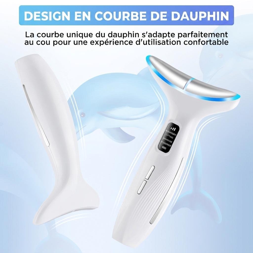 Nek- en gezichtsverzorgingsapparaat - LED-lichttherapiemassager