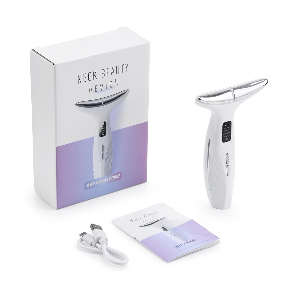 Nek- en gezichtsverzorgingsapparaat - LED-lichttherapiemassager