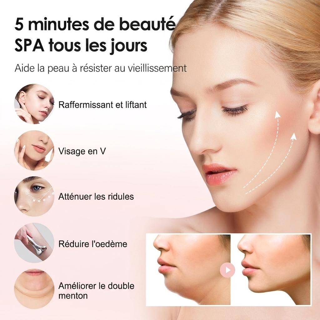 Appareil de massage facial à microcourant 4D | Soin anti-âge et raffermissant