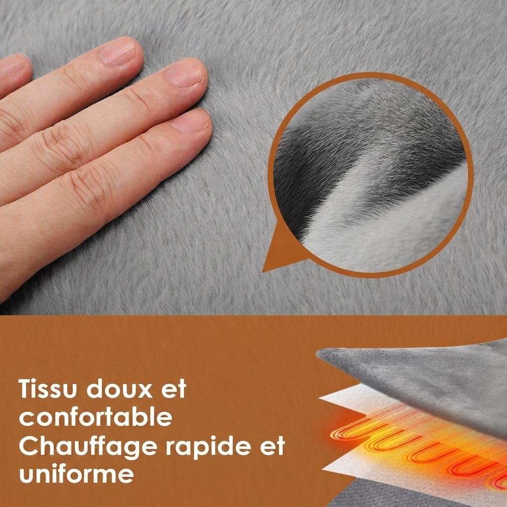Ceinture de massage chauffante lombaire - 3 modes de chaleur et de vibration