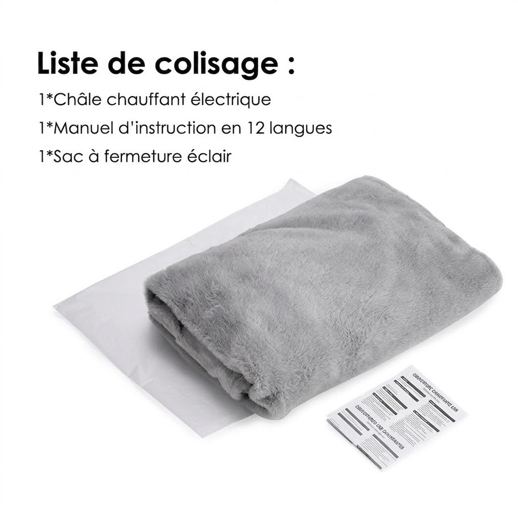Ceinture de massage chauffante lombaire - 3 modes de chaleur et de vibration