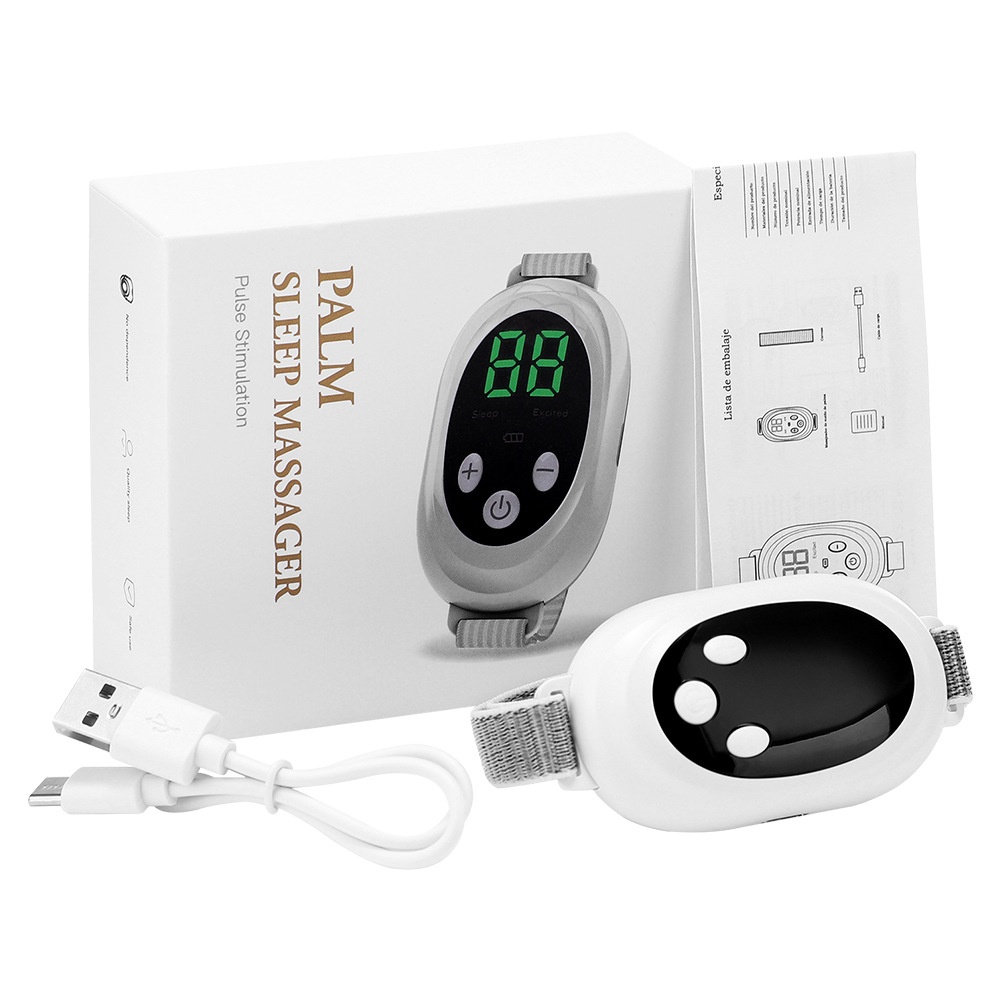 Appareil d'aide au sommeil par microcourant EMS - Masseur anti-stress
