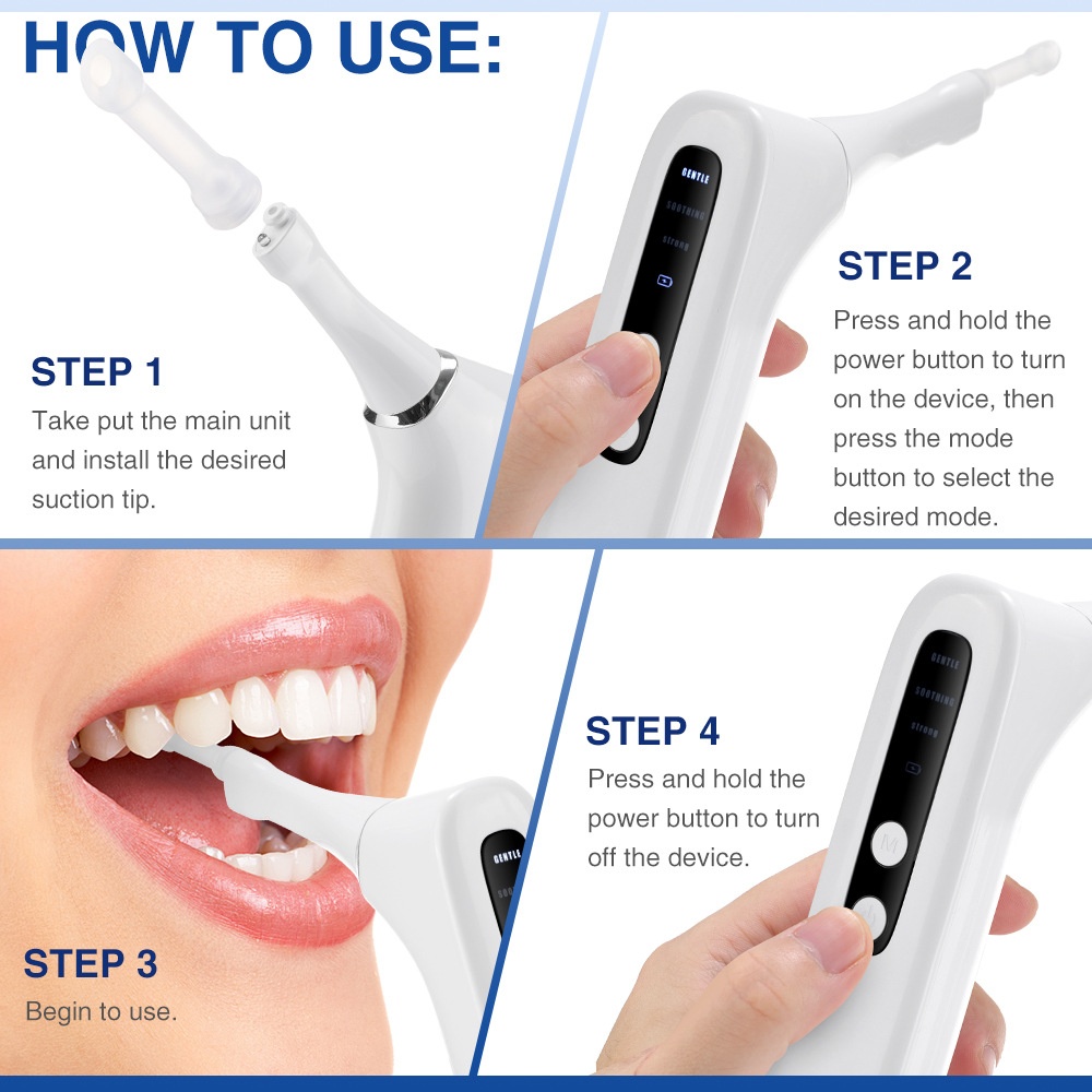 Tonsil Stone Remover with LED Light & Suction