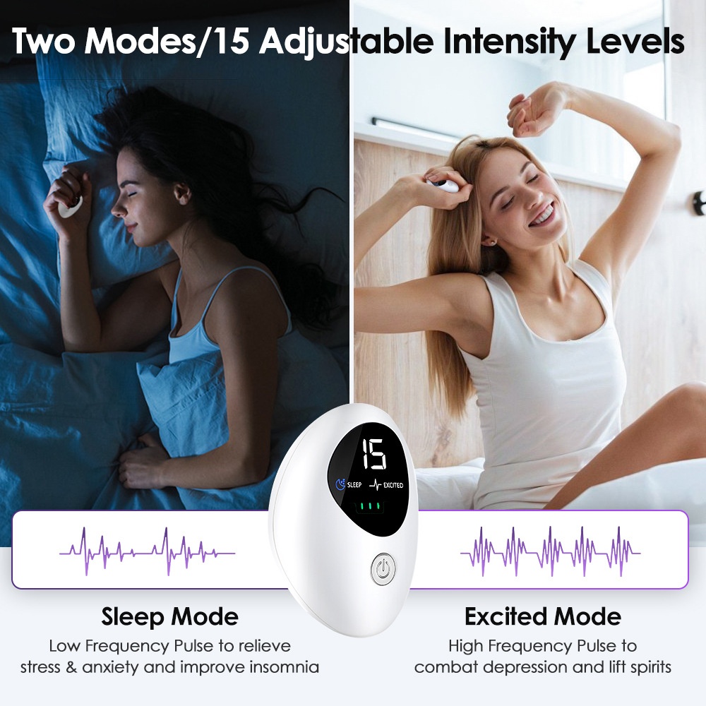 Sleep Aid Device | CES Pulse Stimulator for Insomnia & Stress