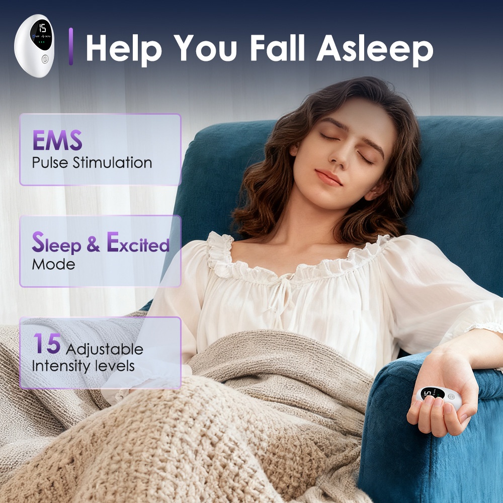 Sleep Aid Device | CES Pulse Stimulator for Insomnia & Stress