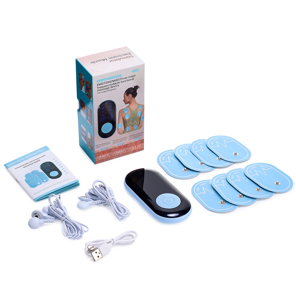 Stimulateur musculaire TENS, EMS et NMES - Appareil de soulagement de la douleur et de massage