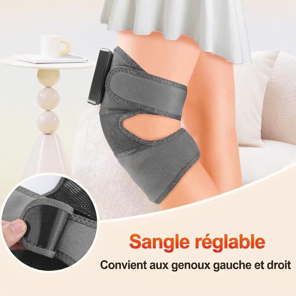 Coussin chauffant intelligent pour genoux - Sans fil et portable