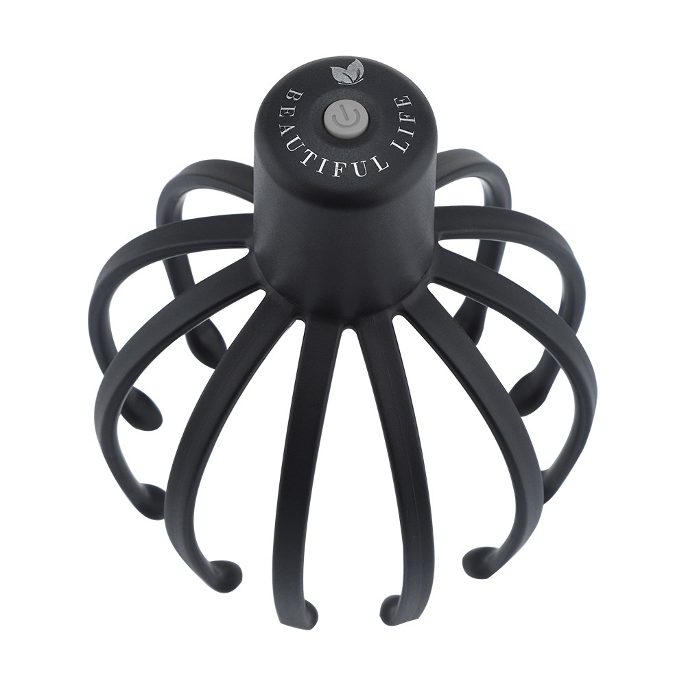 Appareil de massage électrique pour la tête - 12 bras 3D pour une relaxation profonde
