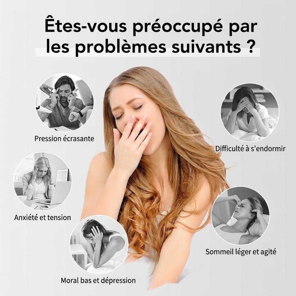 Dispositif d'aide au sommeil par microcourant CES pour soulager l'insomnie