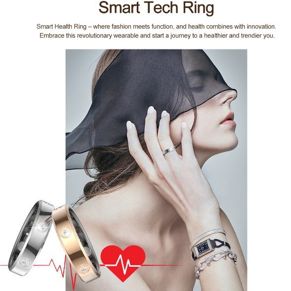 Anello intelligente per la salute HR01 - Monitoraggio dell'attività fisica e del sonno