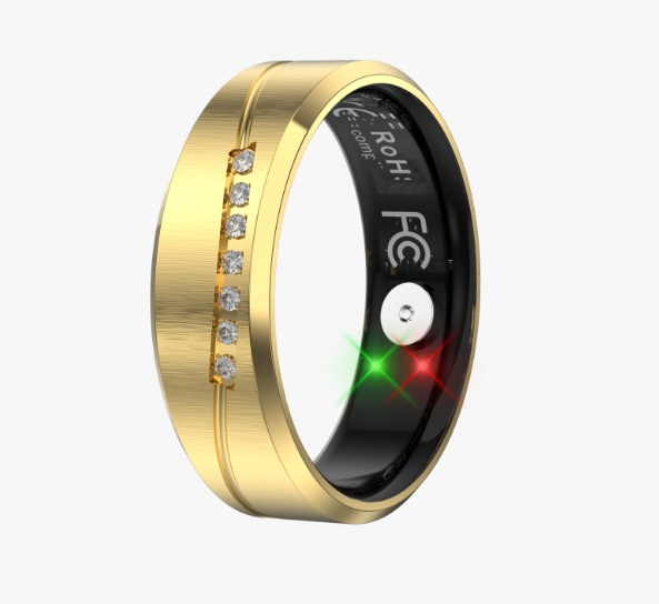 Anello intelligente con vibrazione AI: tracker per la salute con monitoraggio del sonno e della frequenza cardiaca