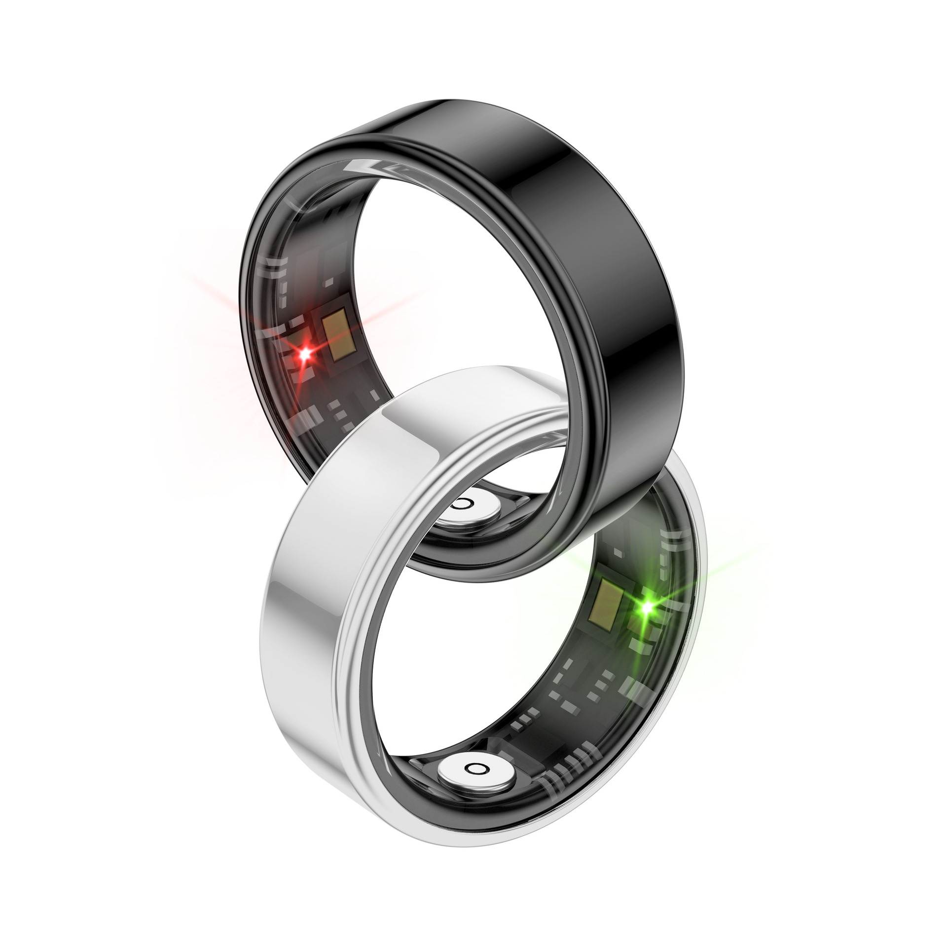 Anello intelligente per il monitoraggio della salute: monitoraggio del sonno, della frequenza cardiaca, della saturazione di ossigeno (SpO2) e dell'attività fisica.