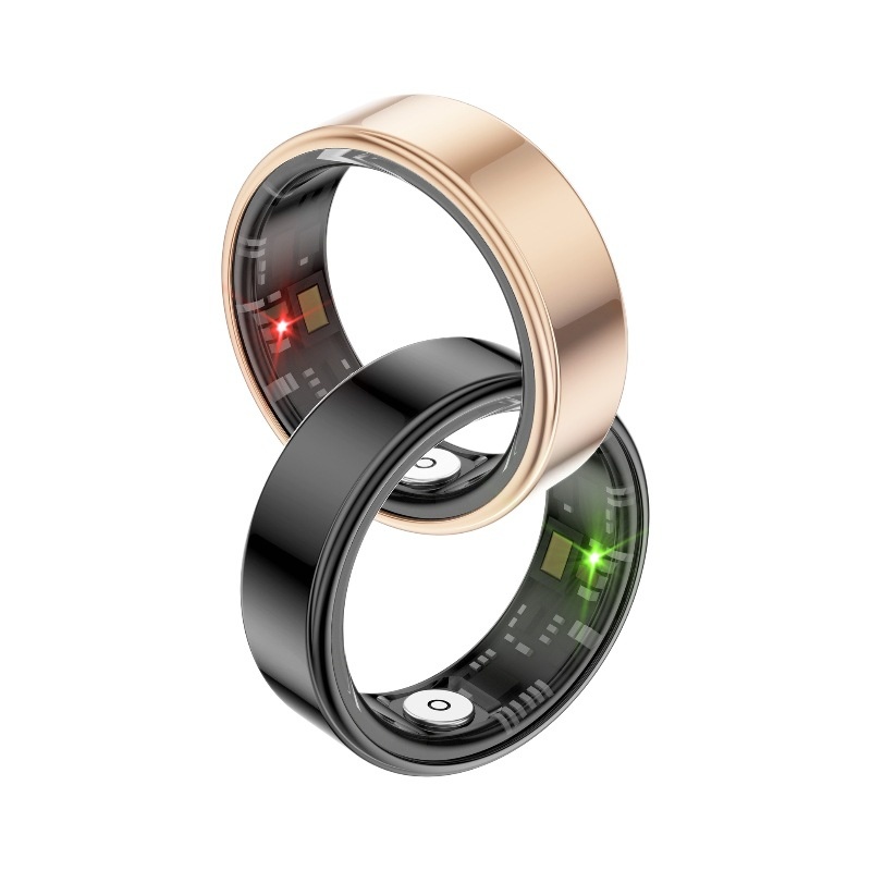 Anello intelligente per il monitoraggio della salute: monitoraggio del sonno, della frequenza cardiaca, della saturazione di ossigeno (SpO2) e dell'attività fisica.
