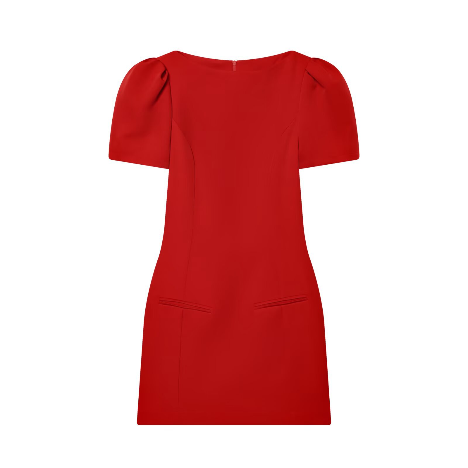 Minivestido con bolsillos fruncidos - Estilo europeo KUN-00027