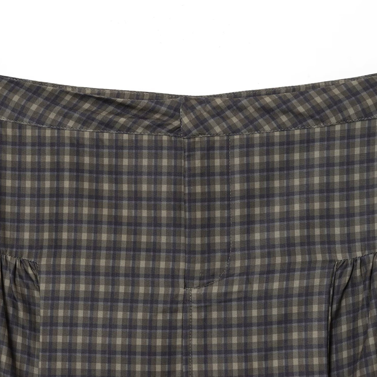 Women's Plaid Lace Mini Skirt - Versatile & Chic KUN-00031