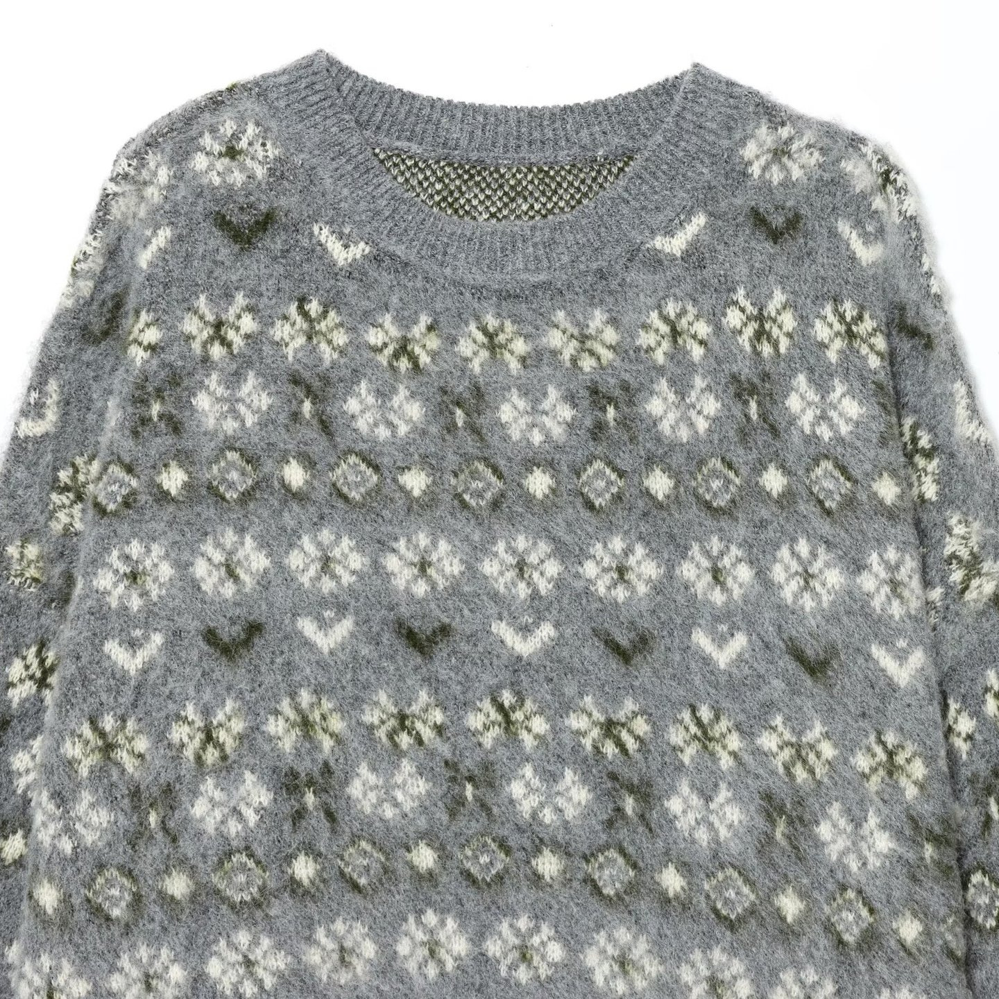 Jacquard-Strickoberteil – Europäischer Modestil KUN-00003