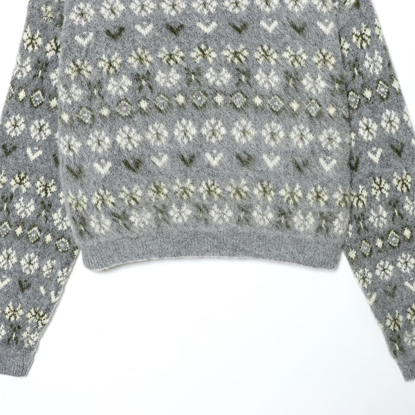 Jacquard-Strickoberteil – Europäischer Modestil KUN-00003