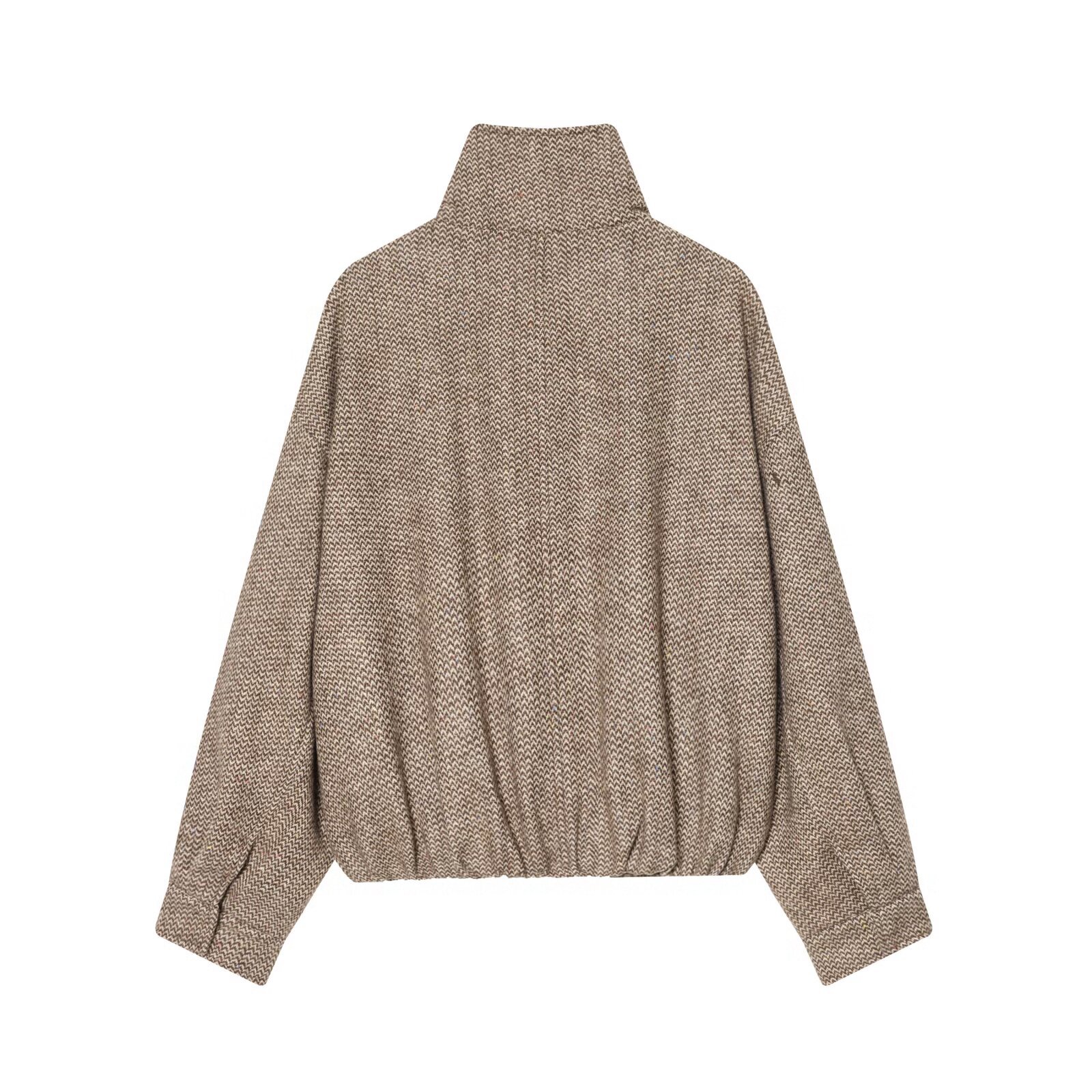 Conjunto de chaqueta y falda de espiga - Estilo europeo KUN-00016