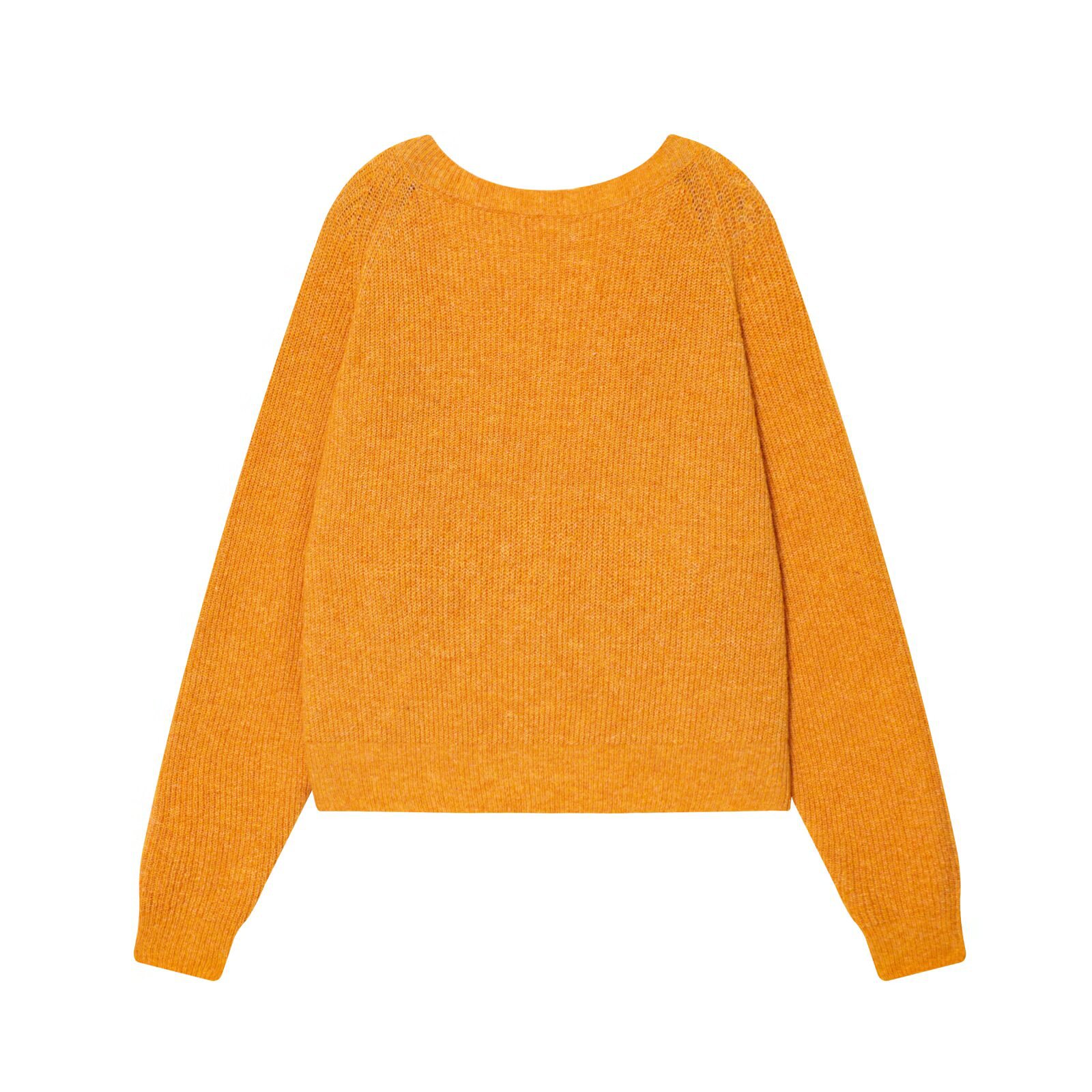 Knit Top Back Tie Sweater - Stylish European Style KUN-00011