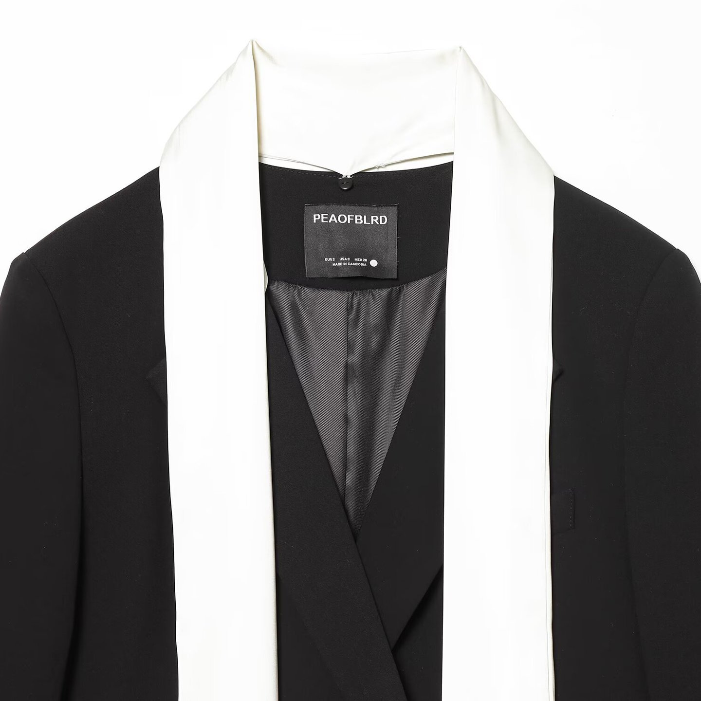 Blazerjas met kleurblokken voor dames - Trendy casual bovenkleding KUN-00008