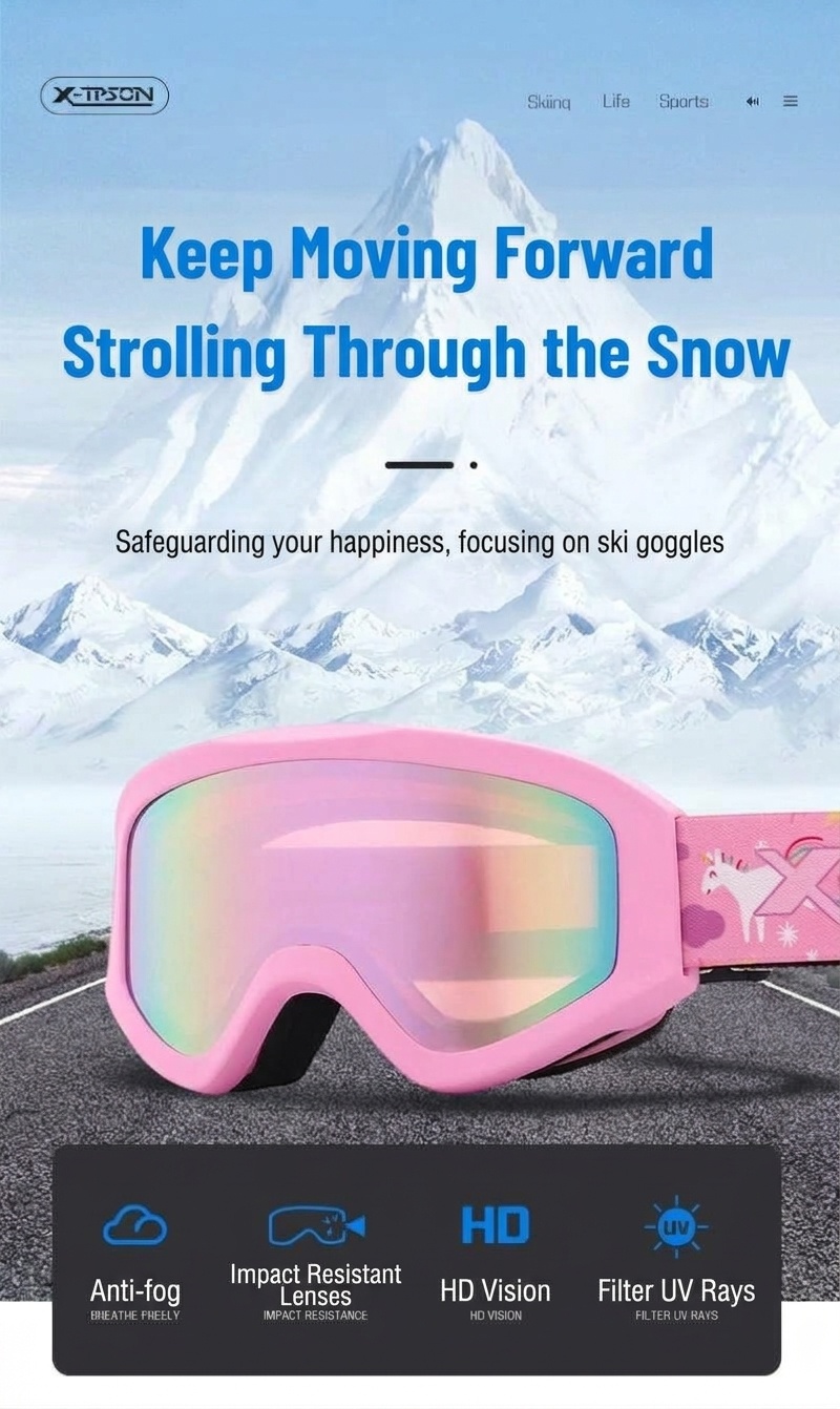 BS2019-0015_Pink_Irregular_Plastic_Kids_Ski_Goggles_detail2