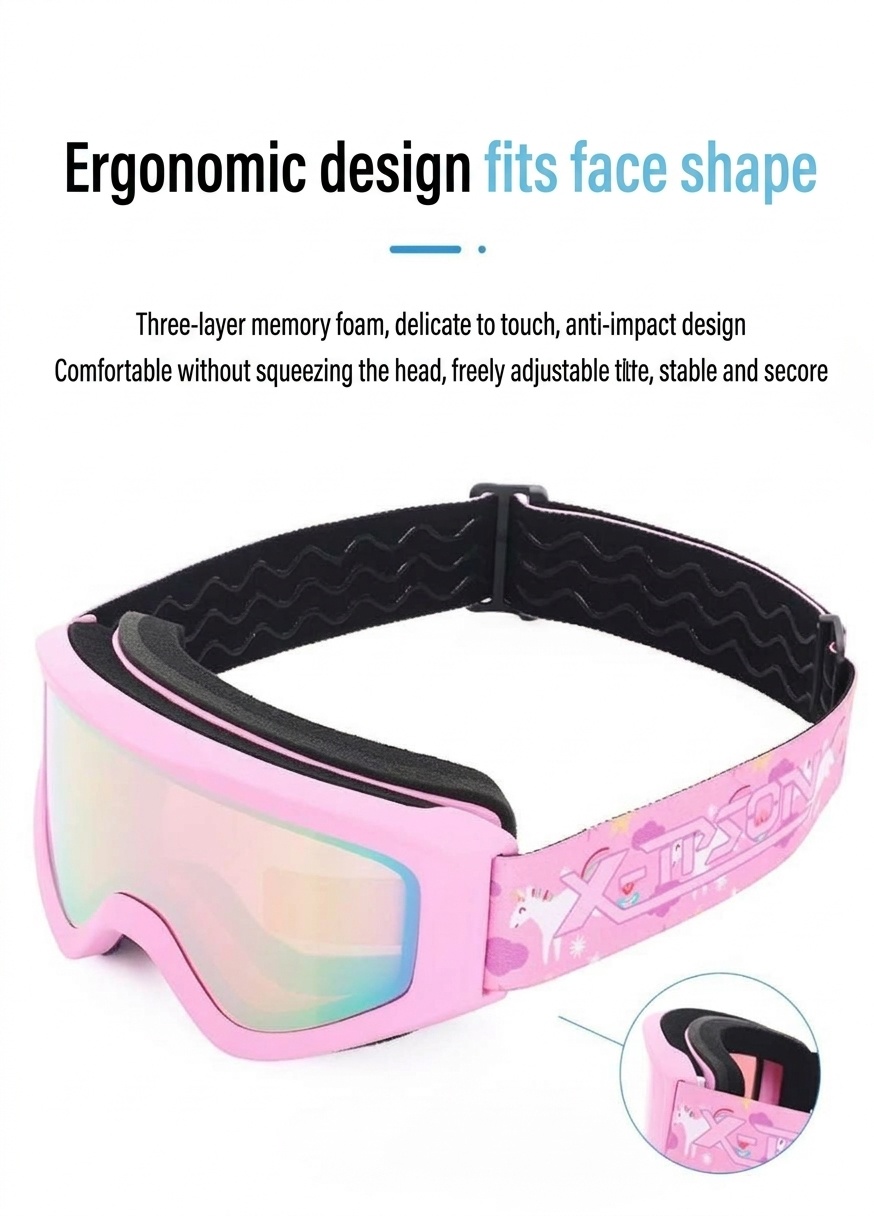BS2019-0015_Pink_Irregular_Plastic_Kids_Ski_Goggles_detail6