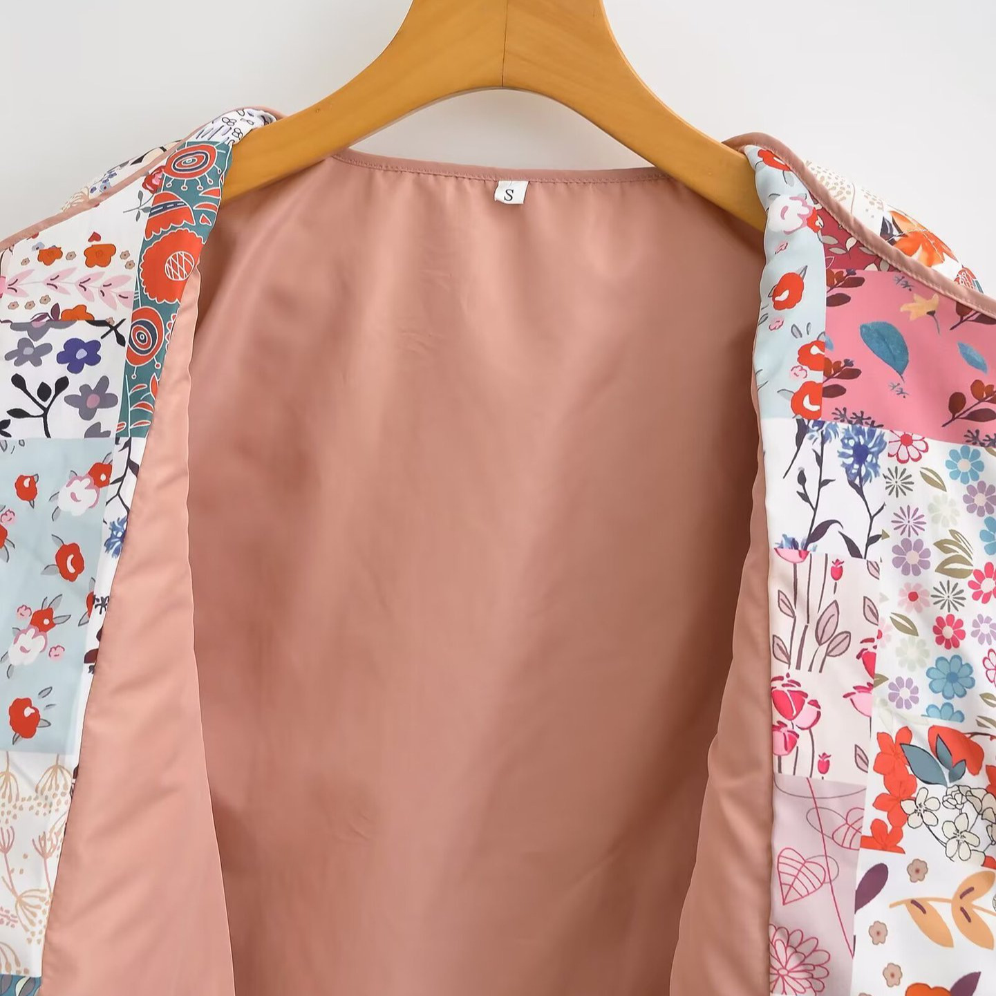 Chaqueta acolchada de algodón con estampado floral para mujer - Moda clásica KUN-00022