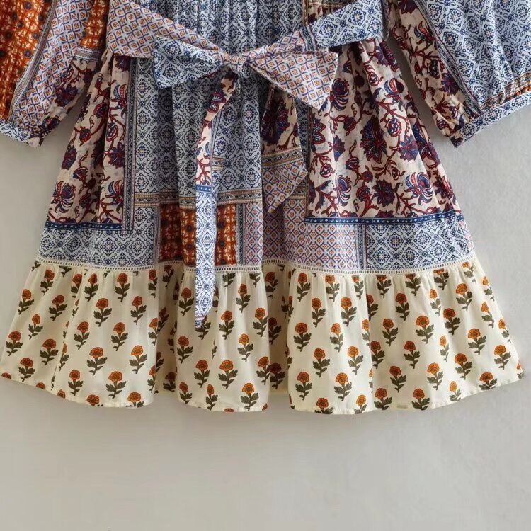 Vestido camisero con cinturón - Estilo casual chic europeo KUN-00023