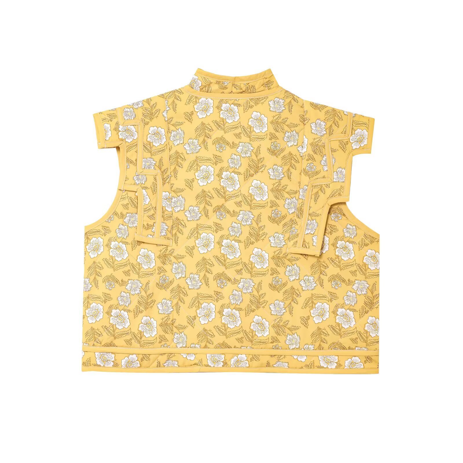 Chaleco de moda para mujer, top sin mangas con estampado moderno KUN-00002