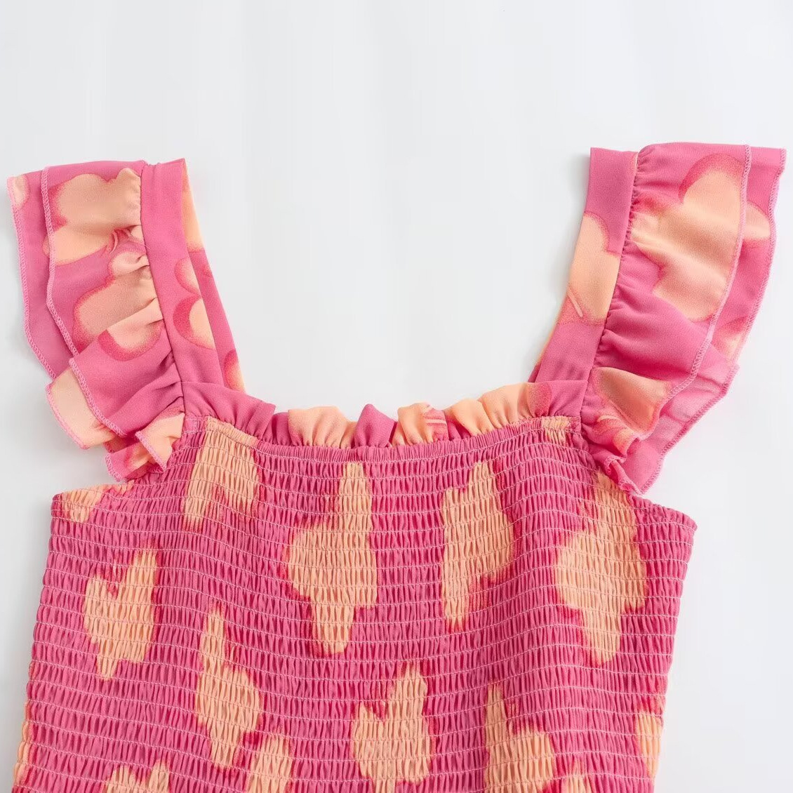 Vestido de verano elegante clásico con tirantes para mujer KUN-00134