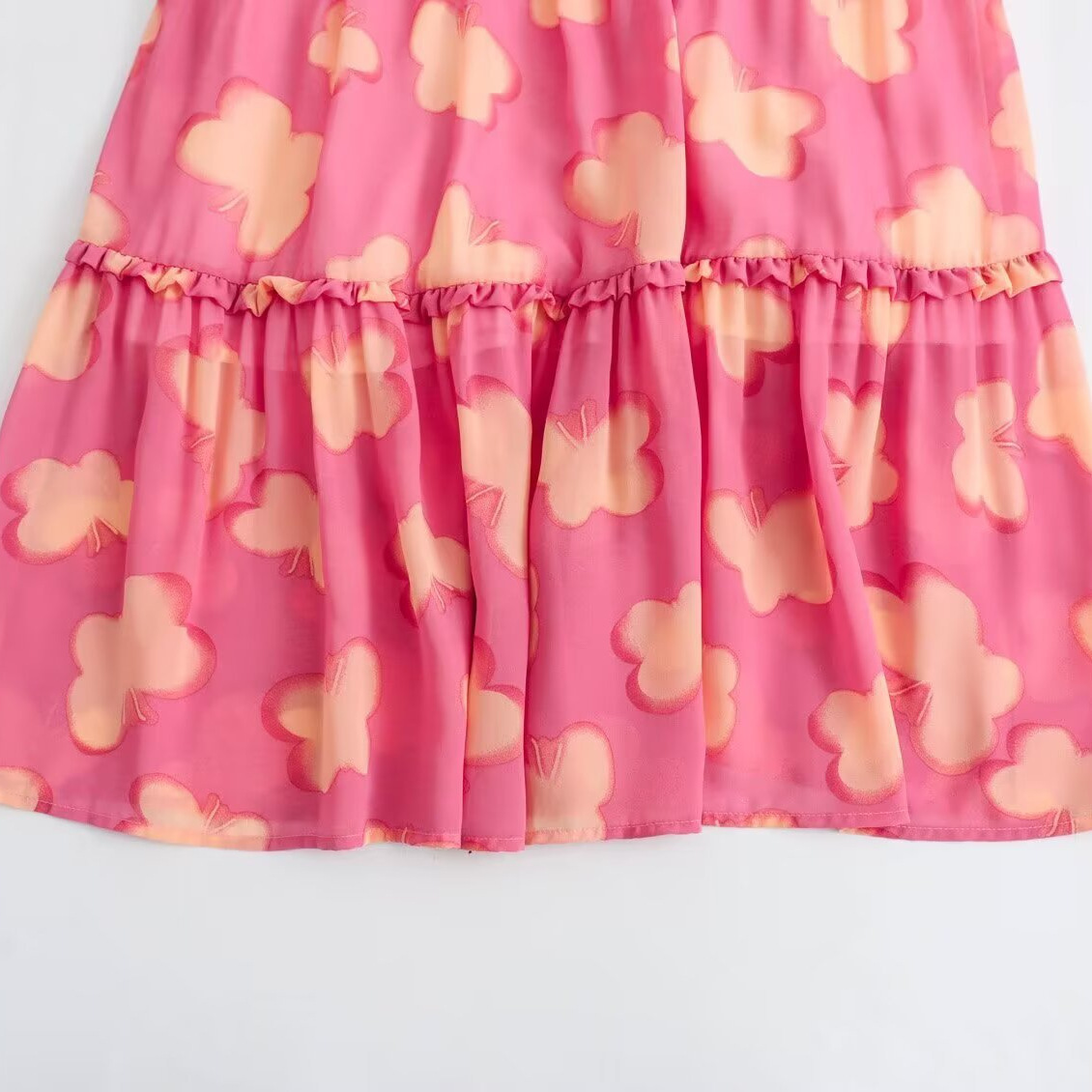 Vestido de verano elegante clásico con tirantes para mujer KUN-00134